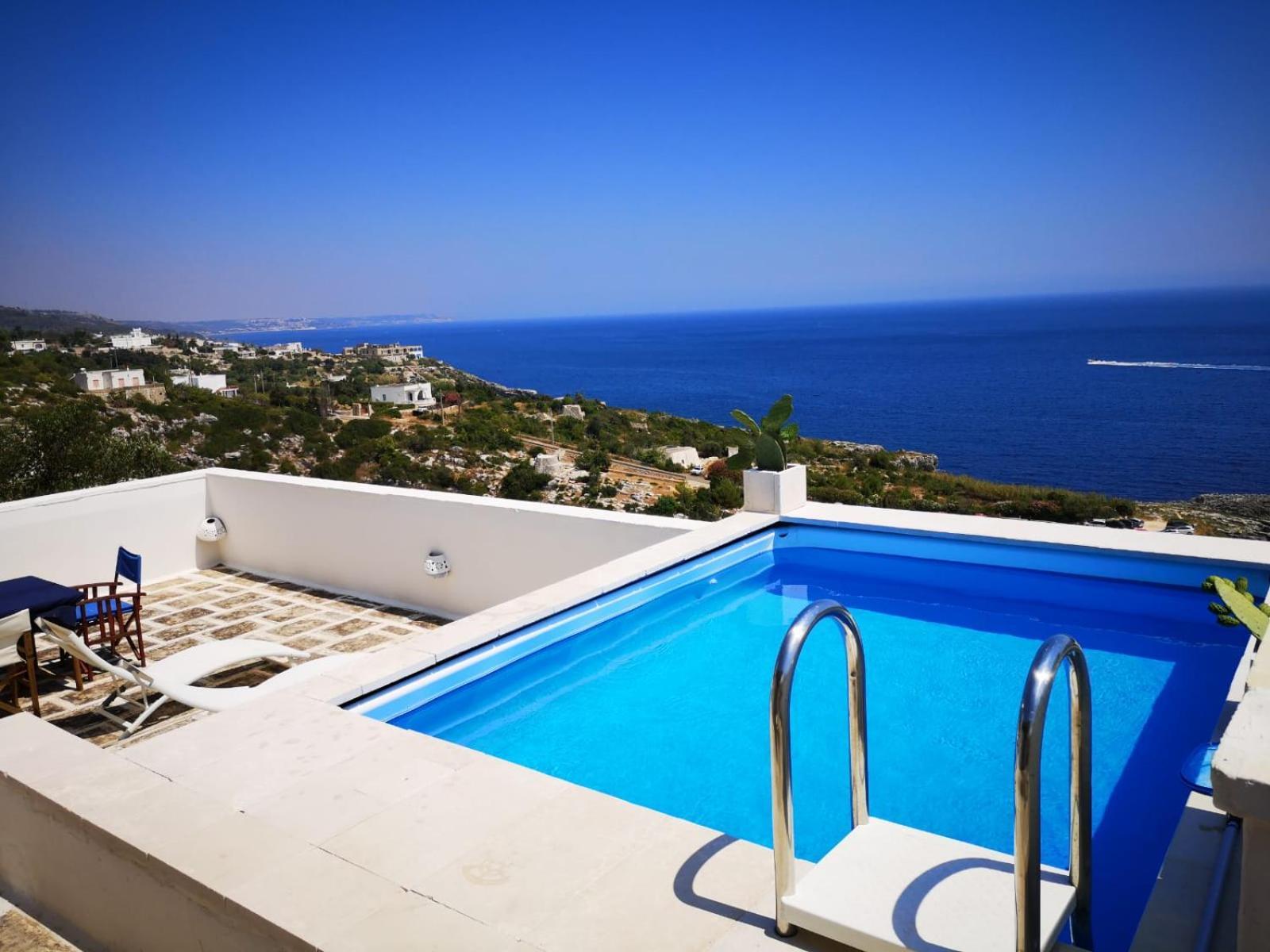 Blu Suite Cottage Sul Mare E Swimming Pool Tricase Exterior photo